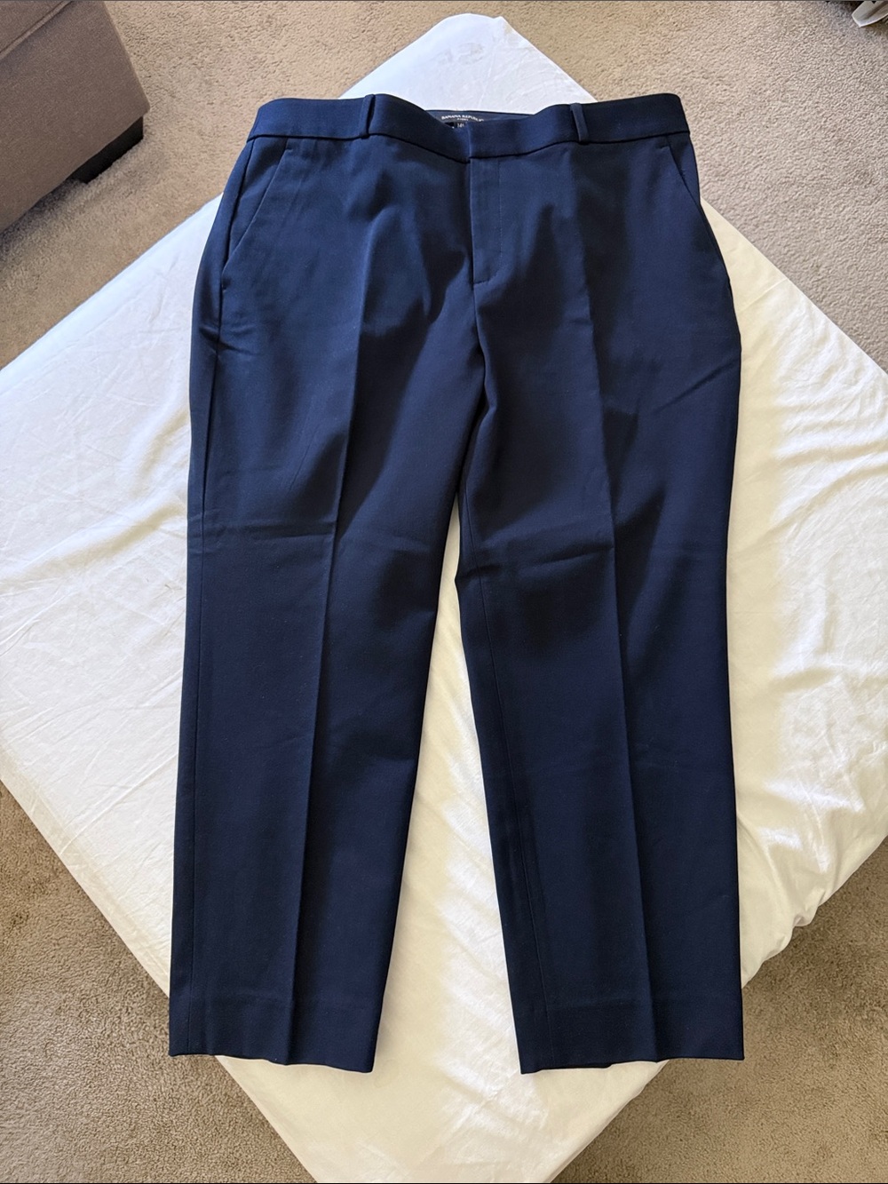 Banana Republic Navy Lined Dress Pants